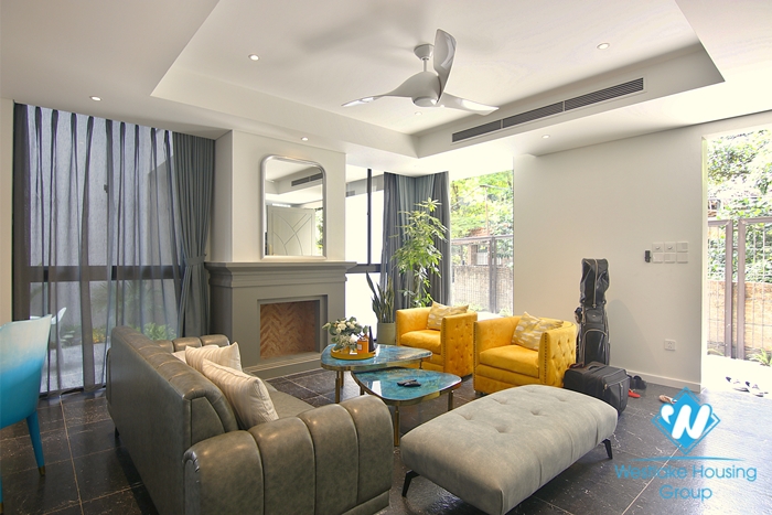The newest house on the market is carefully prepared by the owner for every detail for rent in Ngoc Thuy Long Bien